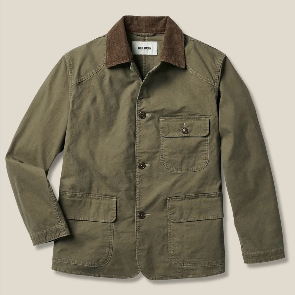 BUCK MASON CRAFTSMAN CANVAS FIELD JACKET SIZE S